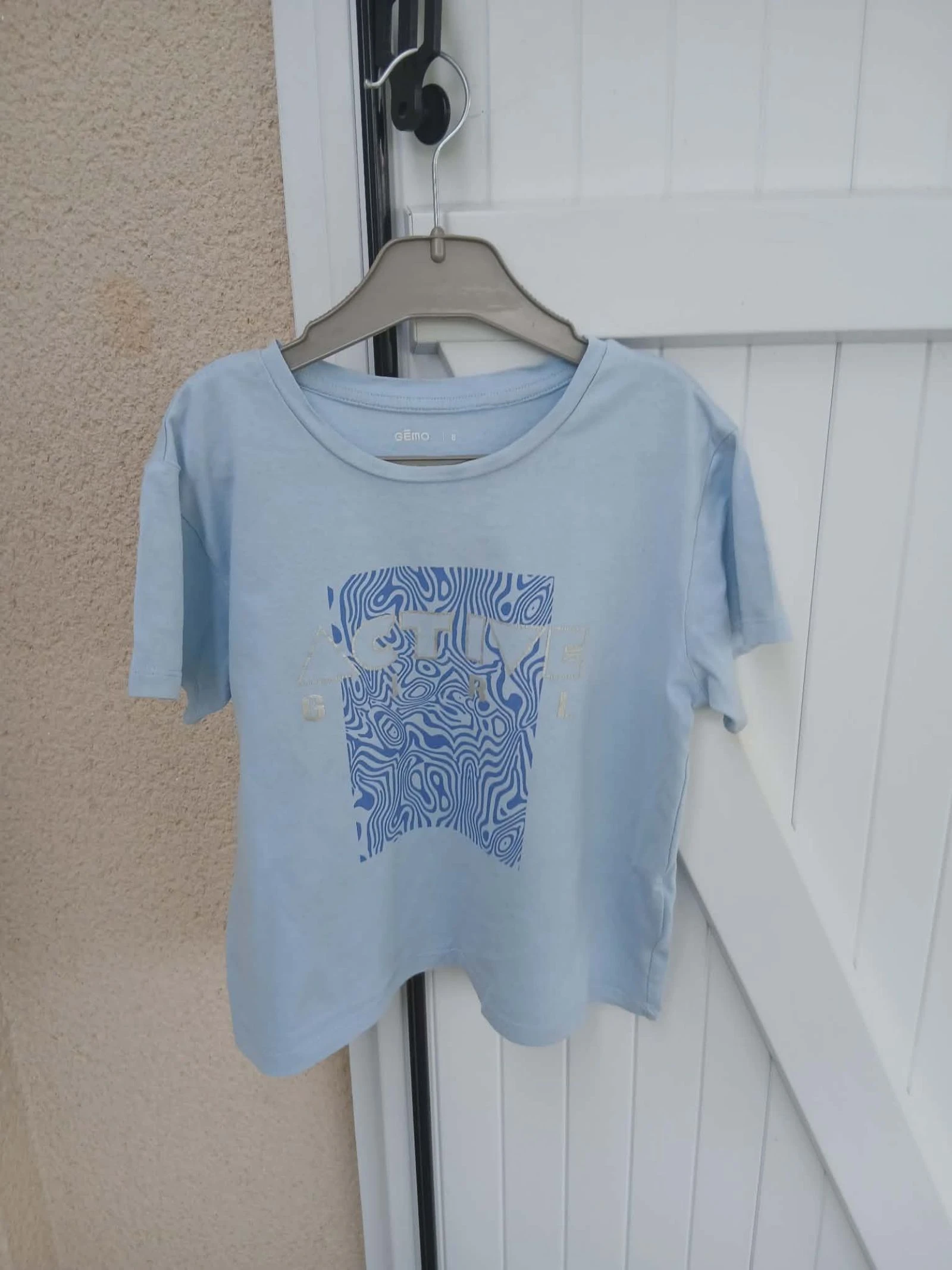 Tee-shirt filles gémo taille 8 ans 